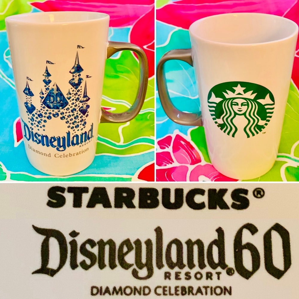 NWOT 2015 Starbucks Disneyland 60 Diamond Celebration Mug